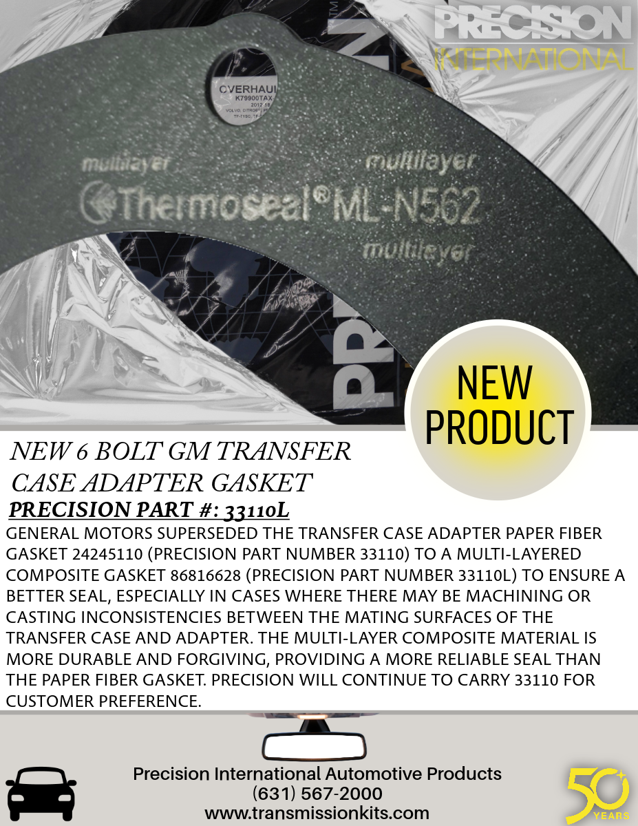 New Gasket Available!