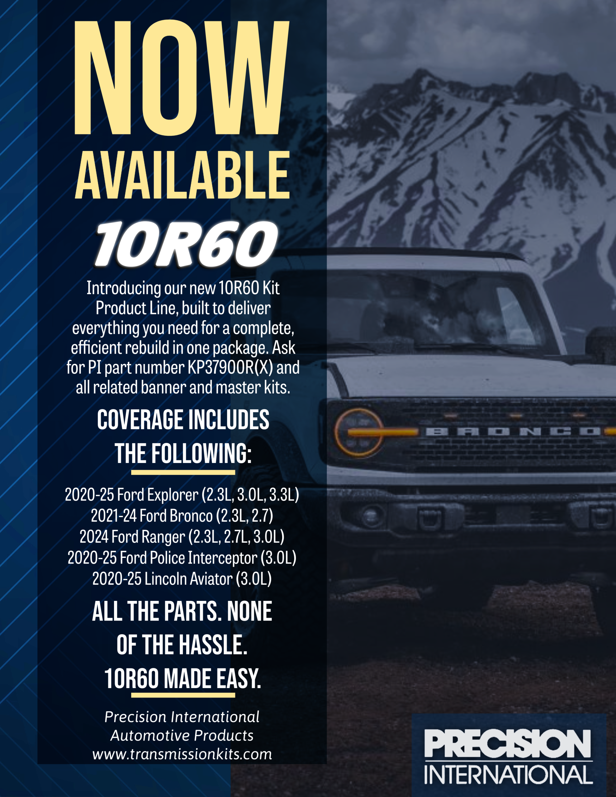 10R60 Kits Are Now Available.