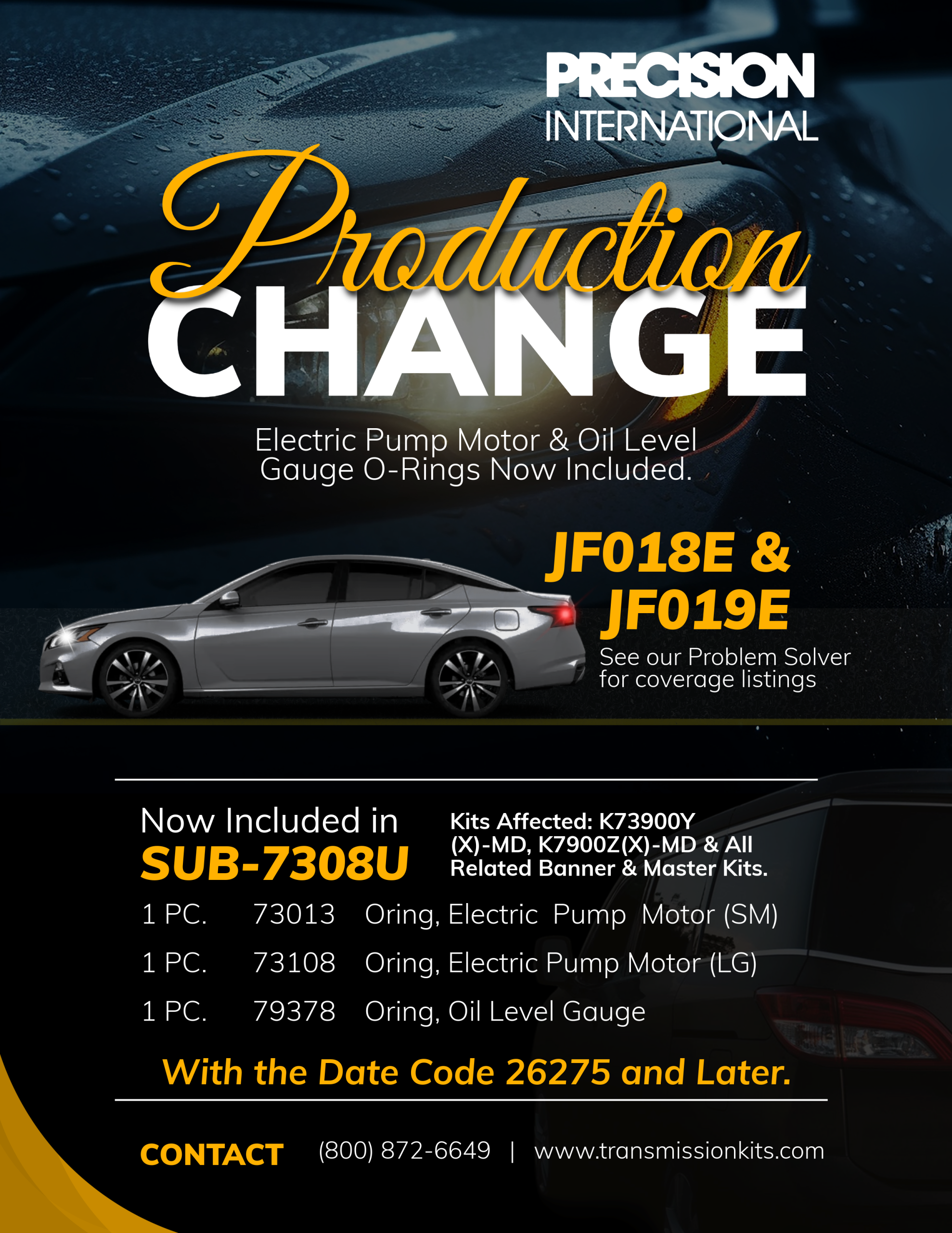 JF018E & JF019E Additions.